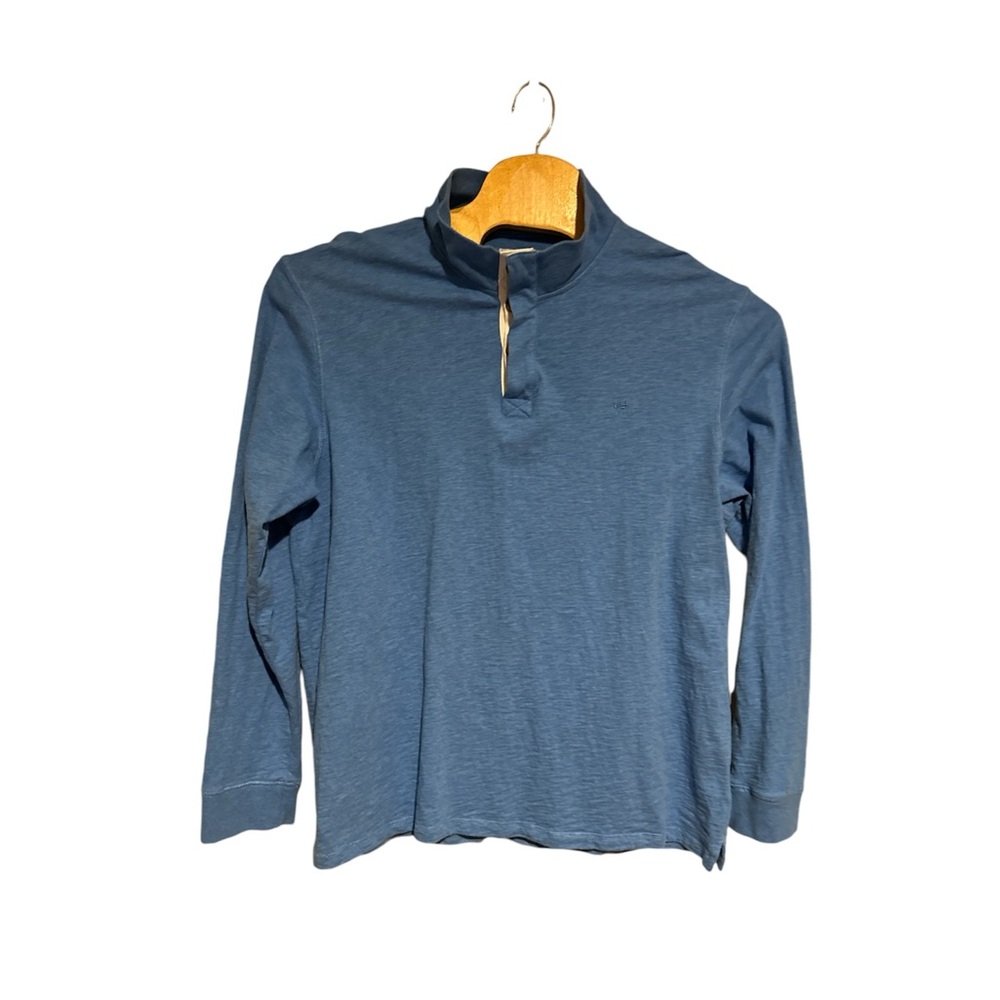 Southern Tide Men’s 1/4 Button Pullover Blue Size‎ XXL with embroidery The Wilds